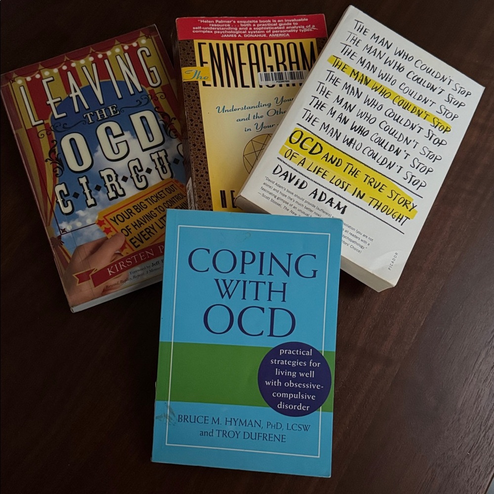 OCD BOOKS by Hyman & Dufrene, Adam & Kirsten Pagacz 3+1 ENNEAGRAM BOOK by Palmer